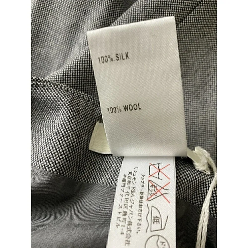 Chloé Skirt Size T36 XS Wool Silk NEW Grey Pockets Mini Business Professional